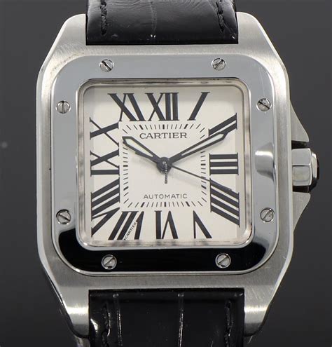 cartier santos 100 medium strap|cartier anto 100 price.